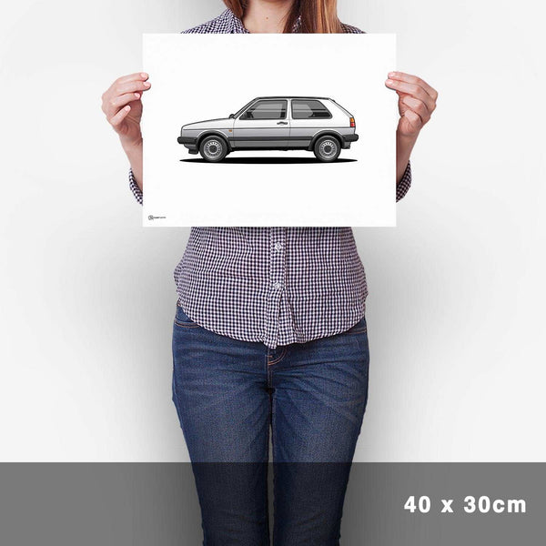 Lade das Bild in den Galerie-Viewer, Golf 2 GTI Poster Hell - Cartistry
