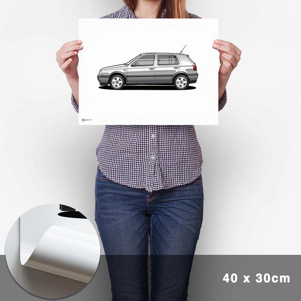 Lade das Bild in den Galerie-Viewer, Golf 3 GTI Poster Hell - Cartistry
