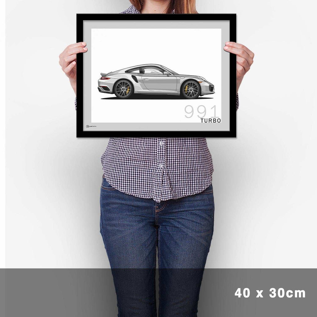 911 Turbo (991) Artwork Poster - Cartistry