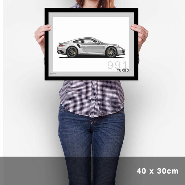 Lade das Bild in den Galerie-Viewer, 911 Turbo (991) Artwork Poster - Cartistry
