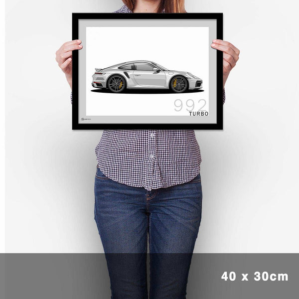 Lade das Bild in den Galerie-Viewer, 911 Turbo (992) Artwork Poster - Cartistry
