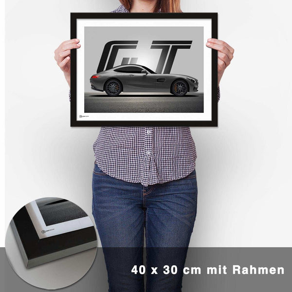 Lade das Bild in den Galerie-Viewer, AMG GT Poster - CARTISTRY
