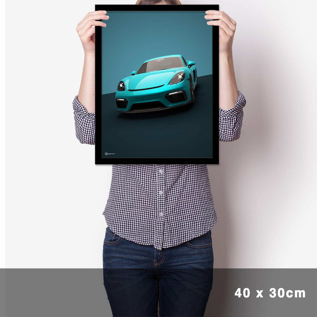 Cayman GT4 Poster - Cartistry