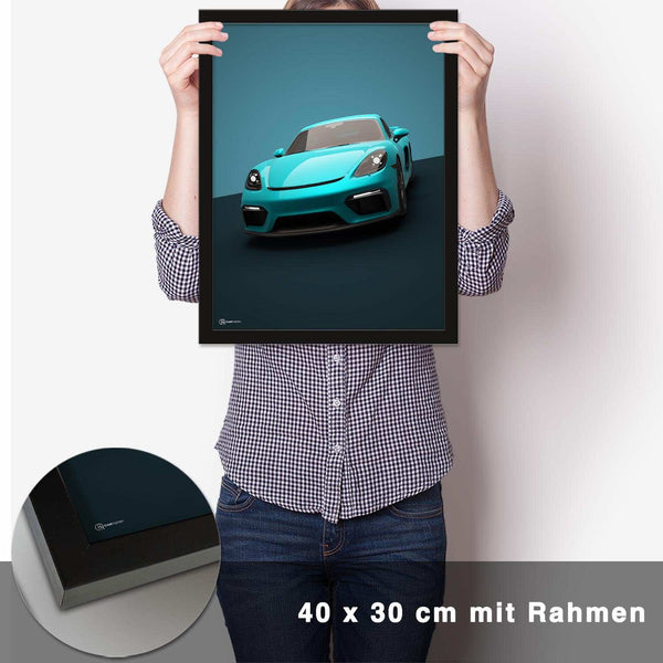 Lade das Bild in den Galerie-Viewer, Cayman GT4 Poster - CARTISTRY

