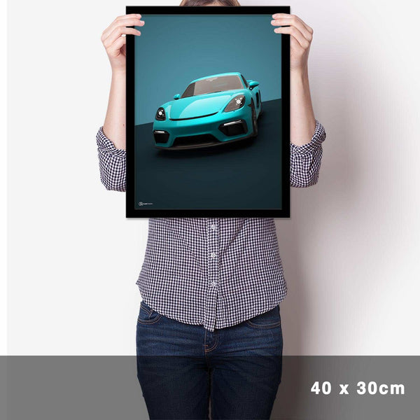 Lade das Bild in den Galerie-Viewer, Cayman GT4 Poster - Cartistry
