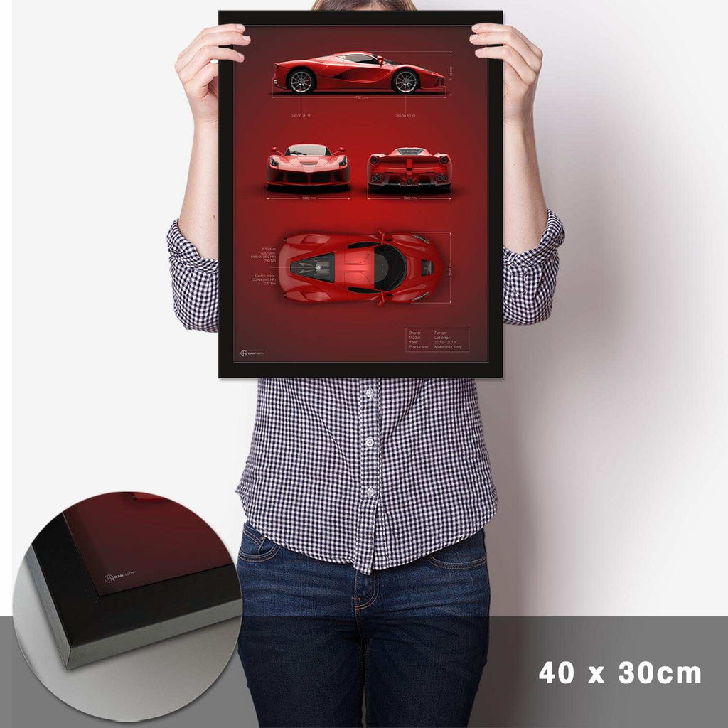 LaFerrari Technik Poster - Cartistry