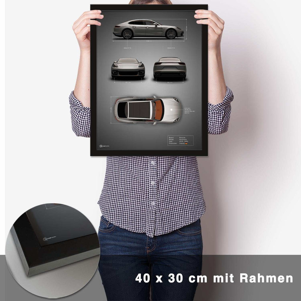 Panamera Technik Poster - CARTISTRY