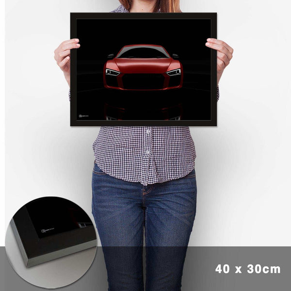Lade das Bild in den Galerie-Viewer, R8 Dark Front Poster - Cartistry
