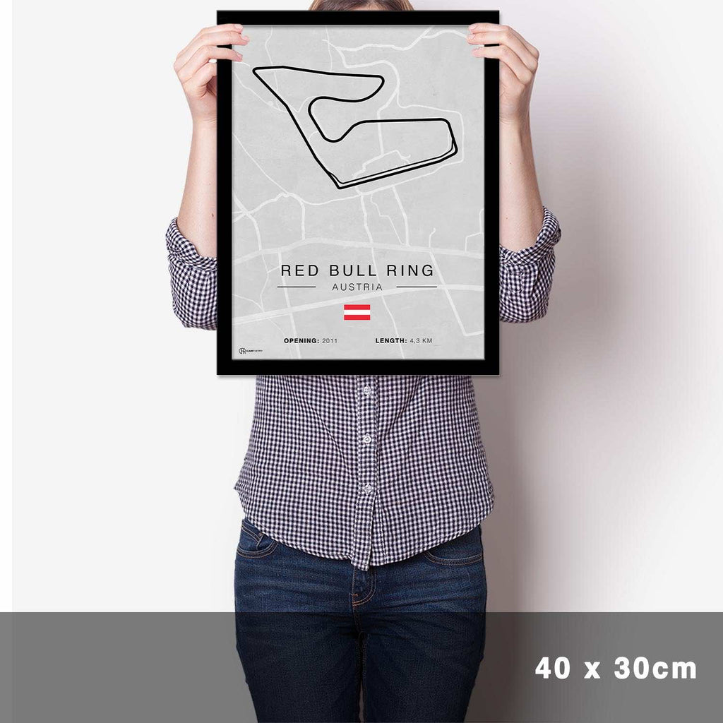 Red Bull Ring Rennstrecken Poster - Hell - Cartistry