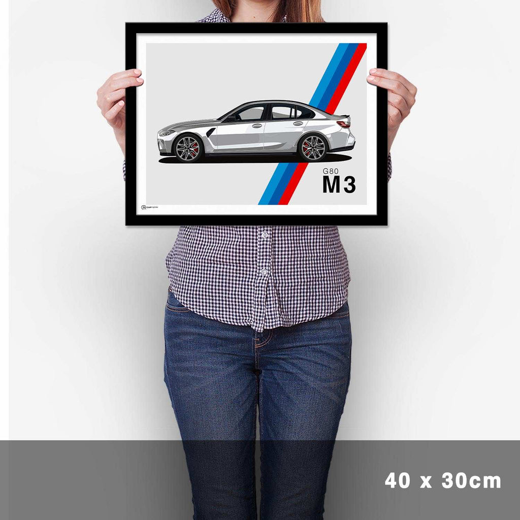 M3 G80 Artwork Poster - Cartistry