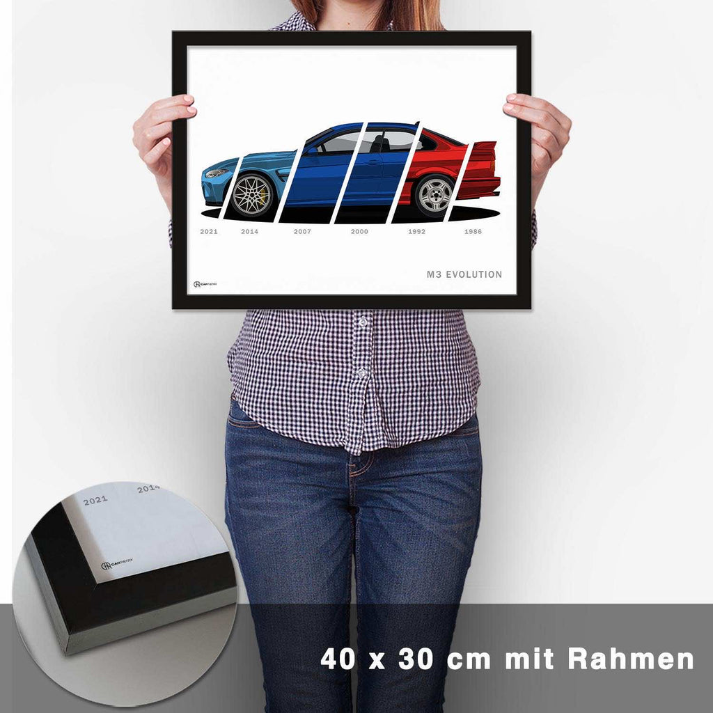 M3 Generationen Poster - CARTISTRY