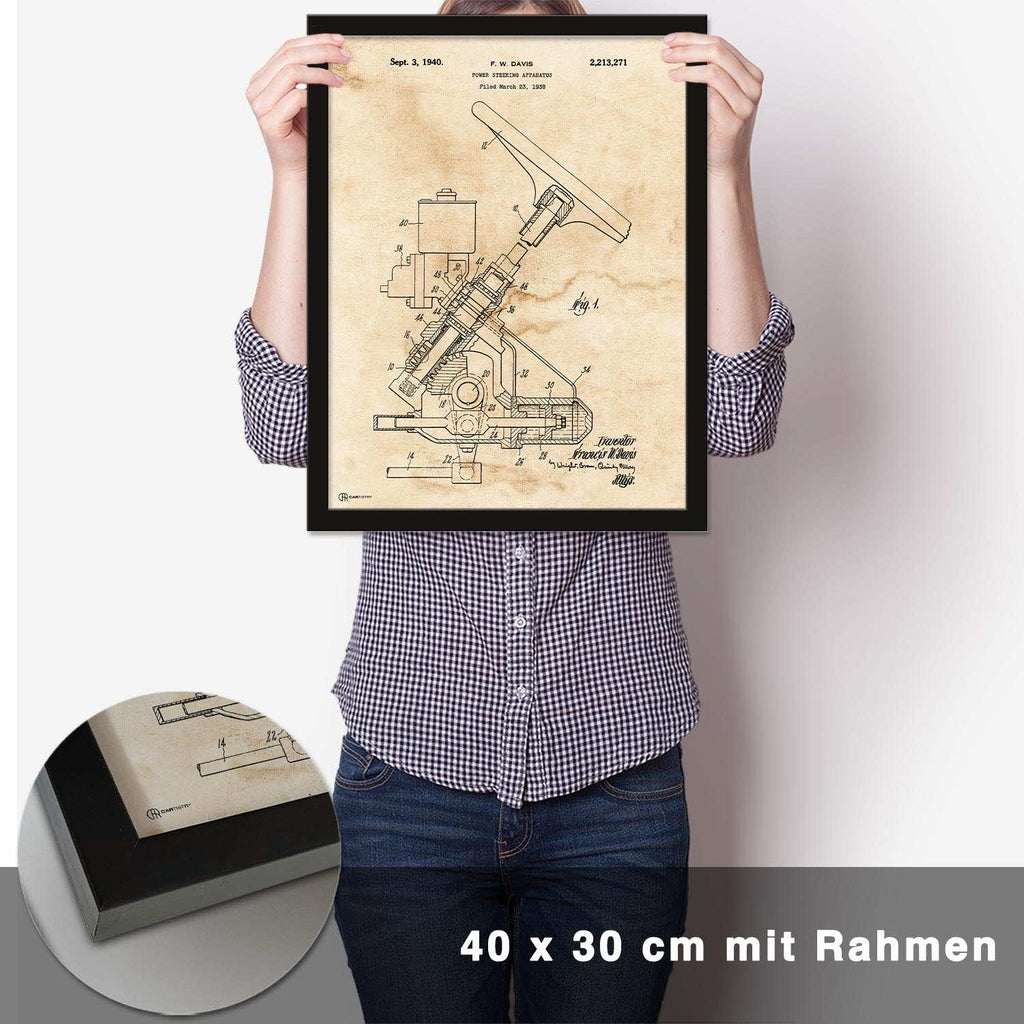 Patent Poster Servolenkung - CARTISTRY