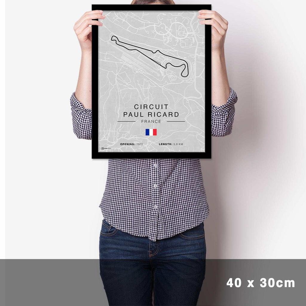 Paul Ricard Rennstrecken Poster - Hell - Cartistry