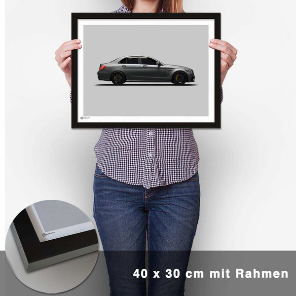 Lade das Bild in den Galerie-Viewer, C63 AMG Poster Seite - CARTISTRY
