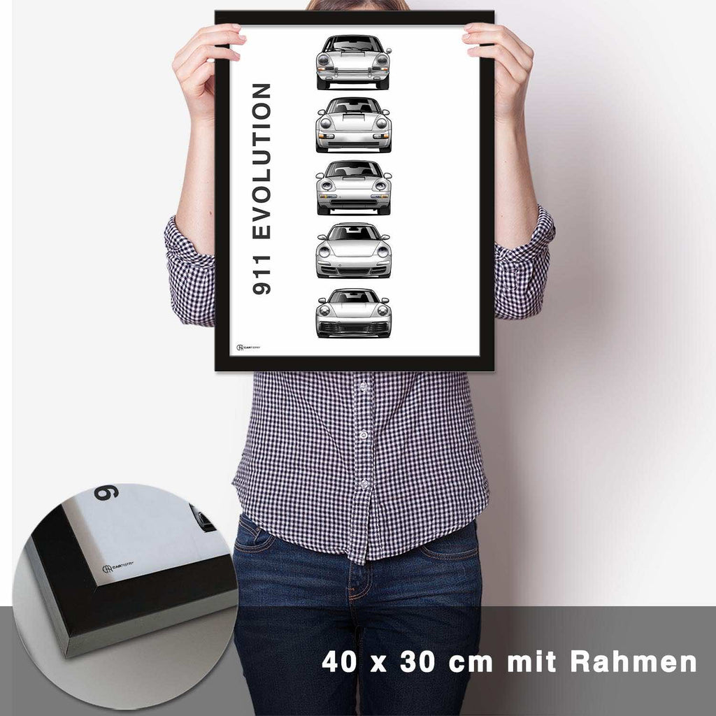 911 Generationen Poster - CARTISTRY