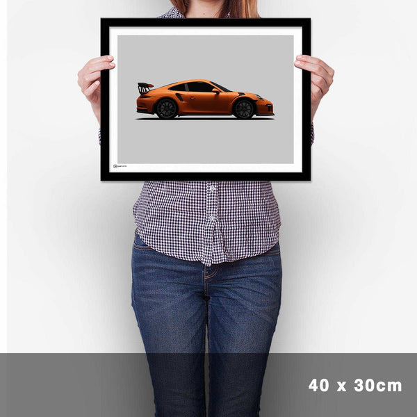 Lade das Bild in den Galerie-Viewer, 911 GT3 RS Poster Seite - Cartistry
