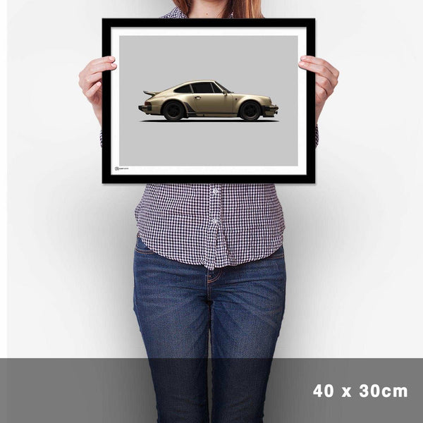 Lade das Bild in den Galerie-Viewer, 911 Turbo (930) Poster Seite - Cartistry
