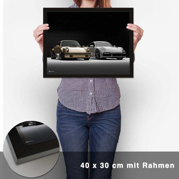 Lade das Bild in den Galerie-Viewer, 911 Turbo Generationen (930/992) Poster - CARTISTRY
