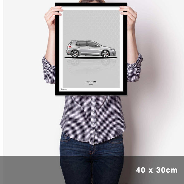 Lade das Bild in den Galerie-Viewer, Golf 6 GTI Poster - Cartistry
