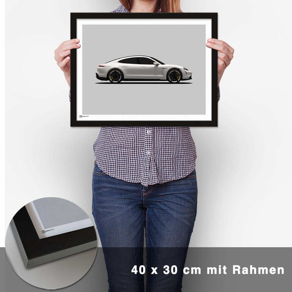 Lade das Bild in den Galerie-Viewer, Taycan Poster Seite - CARTISTRY
