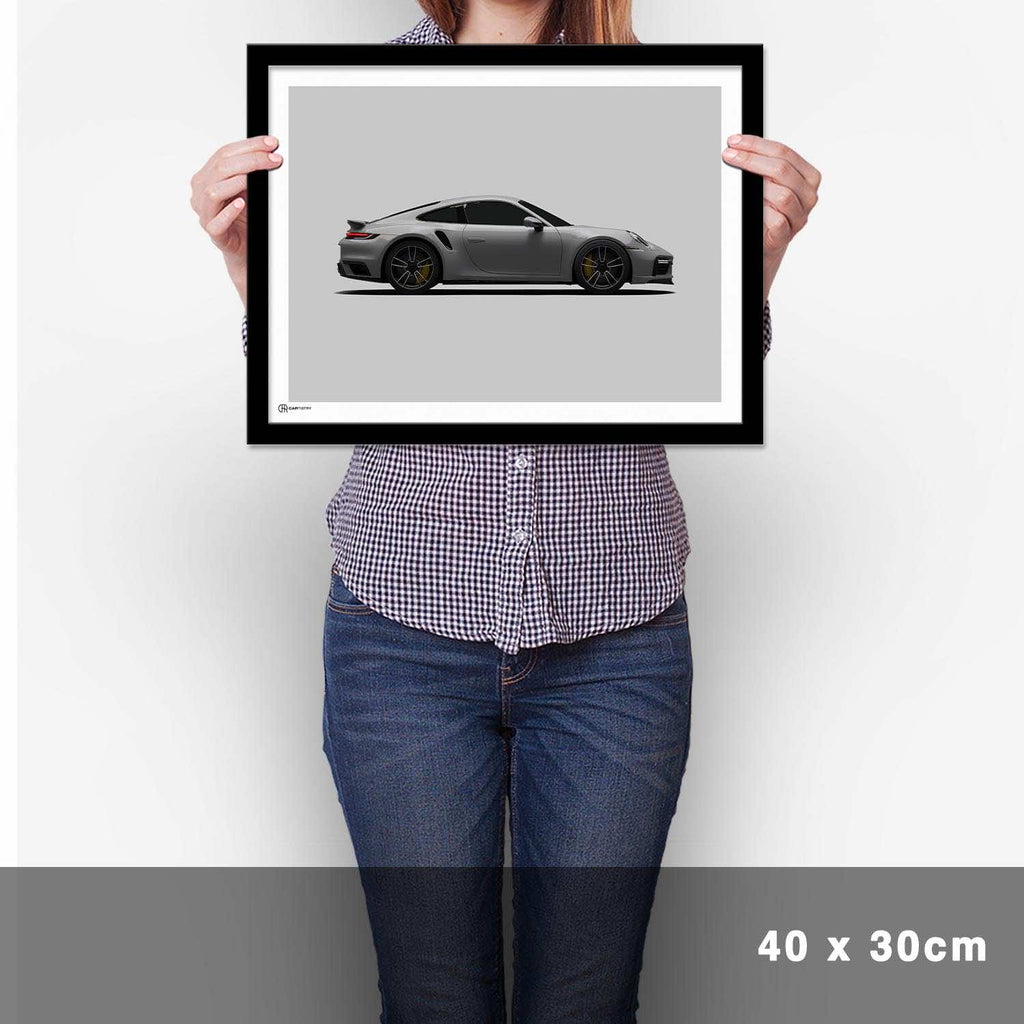 911 Turbo (992) Poster Seite - Cartistry