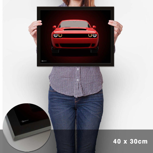 Lade das Bild in den Galerie-Viewer, Challenger SRT Demon Poster - Cartistry
