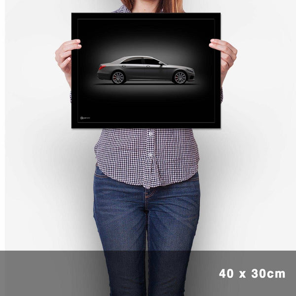 Lade das Bild in den Galerie-Viewer, S63 AMG Poster Seite Dunkel - Cartistry
