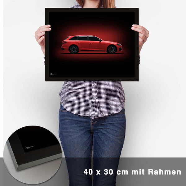Lade das Bild in den Galerie-Viewer, RS4 Poster Seite Dunkel - CARTISTRY
