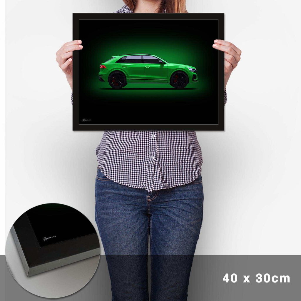 RS Q8 Poster Seite Dunkel - Cartistry