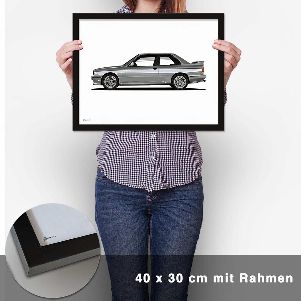 M3 E30 Artwork Poster Hell - CARTISTRY