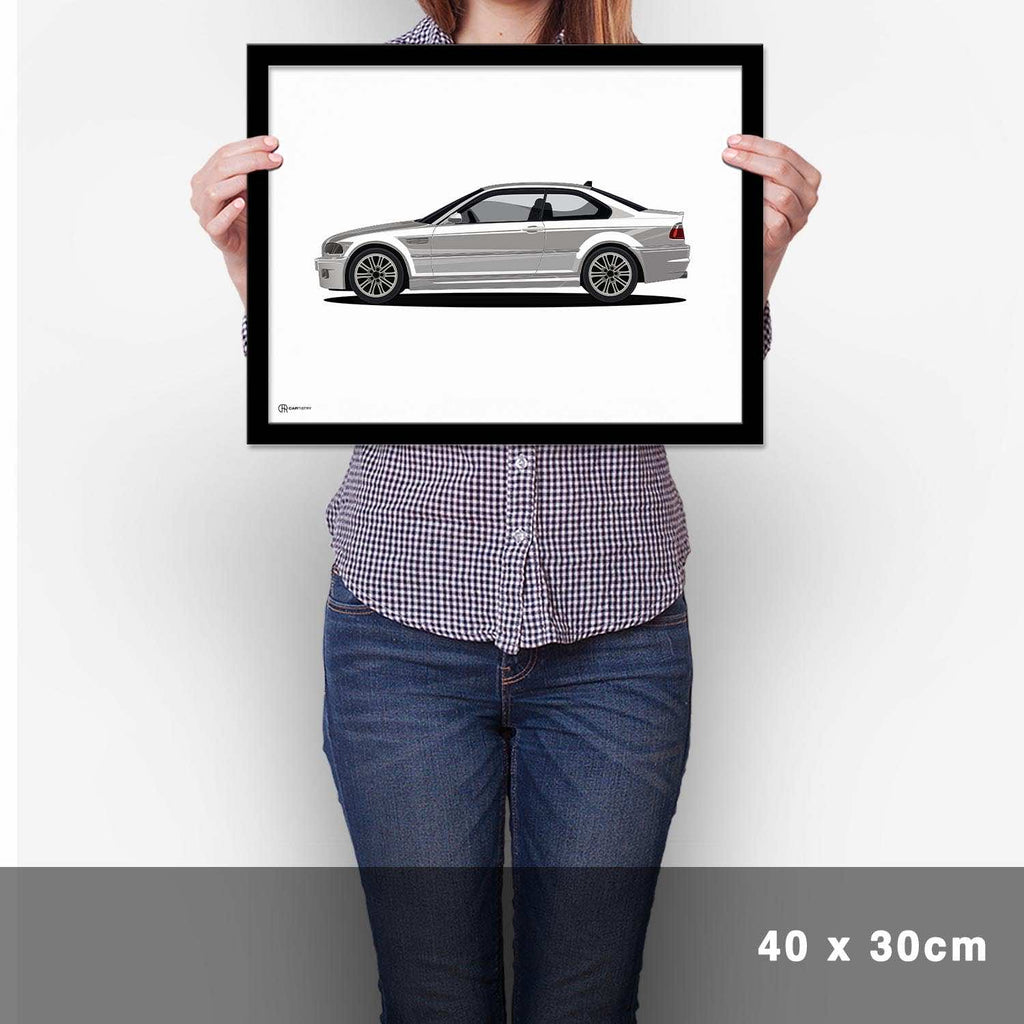 M3 E46 Artwork Poster Hell - Cartistry