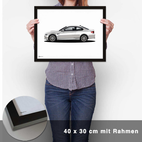 Lade das Bild in den Galerie-Viewer, M3 E92 Artwork Poster Hell - CARTISTRY
