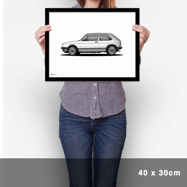 Lade das Bild in den Galerie-Viewer, Golf 1 GTI Poster Hell - Cartistry
