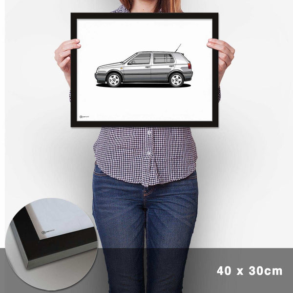 Lade das Bild in den Galerie-Viewer, Golf 3 GTI Poster Hell - Cartistry
