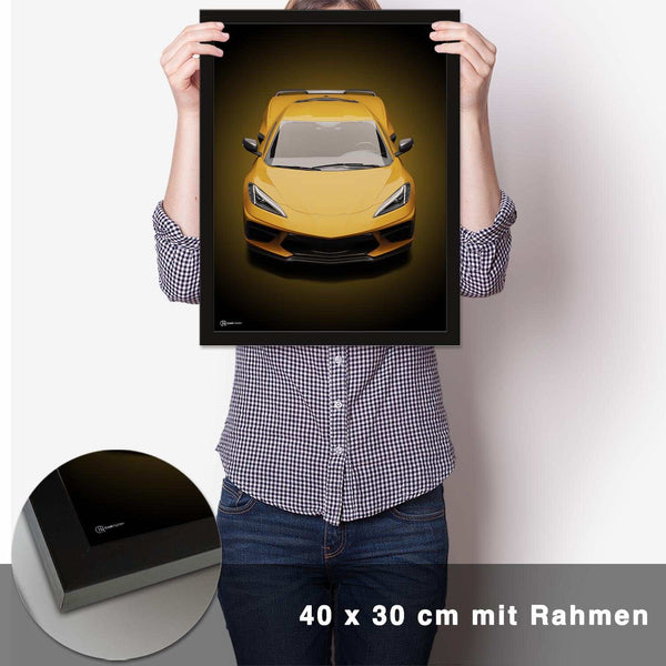 Lade das Bild in den Galerie-Viewer, Corvette C8 Poster - CARTISTRY
