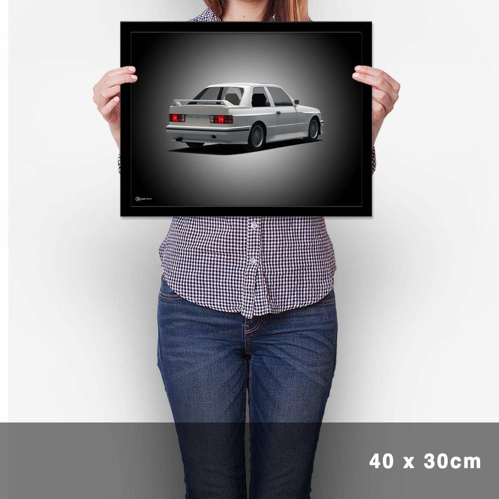 M3 E30 Poster Heck - Cartistry