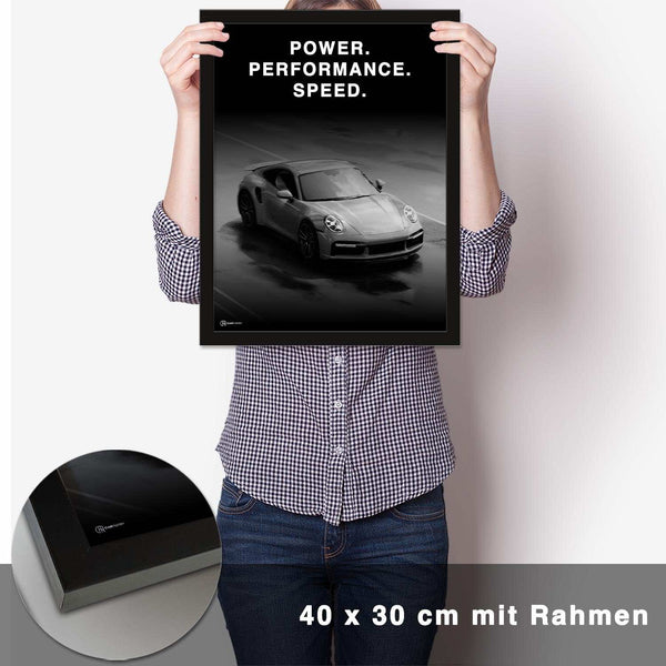 Lade das Bild in den Galerie-Viewer, "Power Performance Speed" Poster - CARTISTRY
