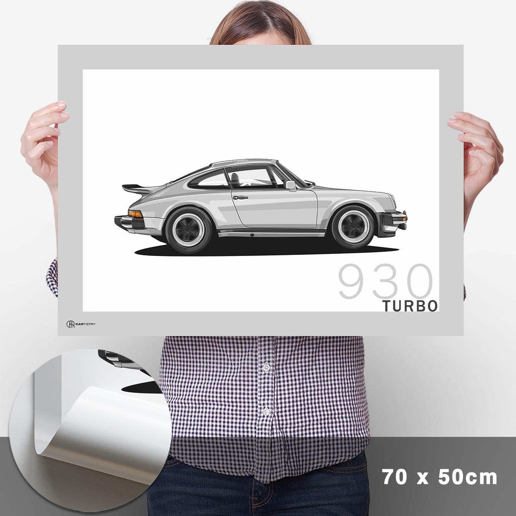 911 Turbo (930) Artwork Poster - Cartistry