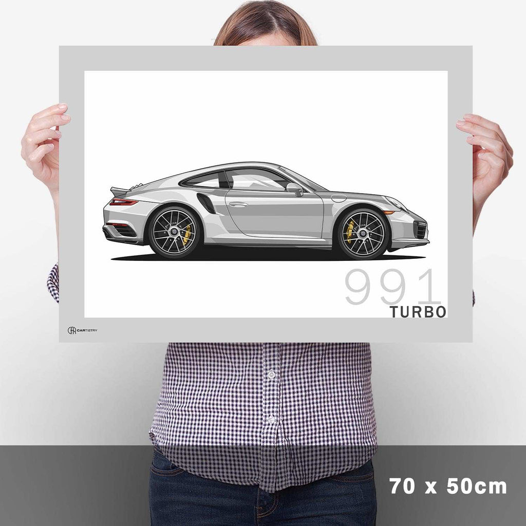 911 Turbo (991) Artwork Poster - Cartistry