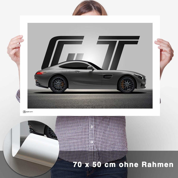 Lade das Bild in den Galerie-Viewer, AMG GT Poster - CARTISTRY
