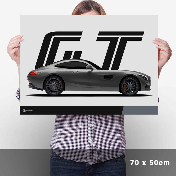 Lade das Bild in den Galerie-Viewer, AMG GT Poster - Cartistry
