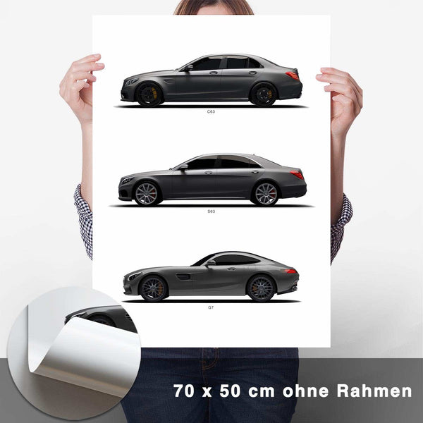 Lade das Bild in den Galerie-Viewer, AMG Generationen Poster - CARTISTRY

