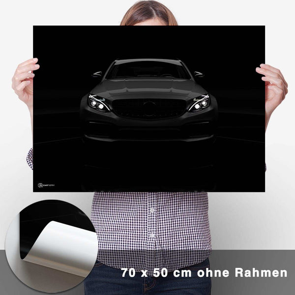 Lade das Bild in den Galerie-Viewer, C63 AMG Dark Front Poster - CARTISTRY
