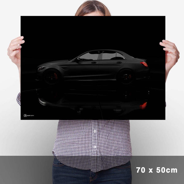 Lade das Bild in den Galerie-Viewer, C63 AMG Dark Seite Poster - Cartistry
