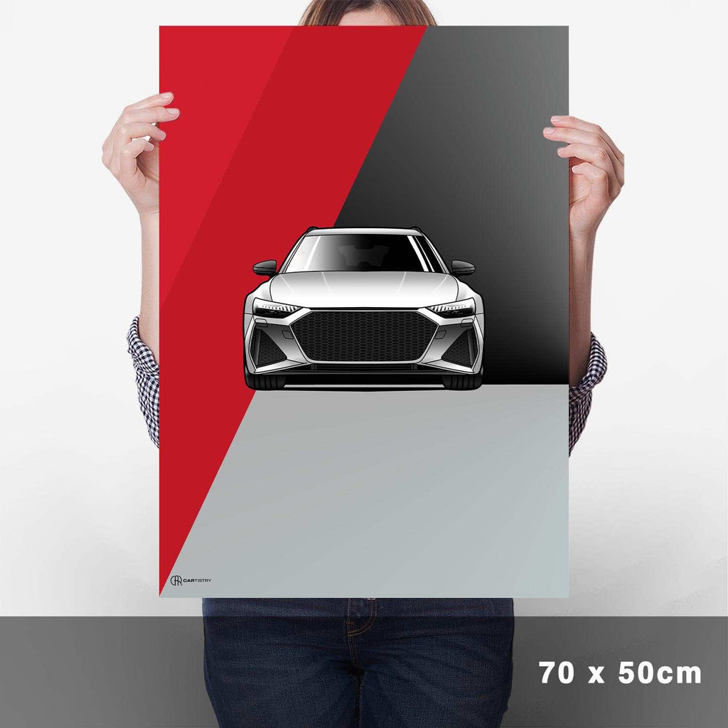 RS6 C8 Poster - Cartistry