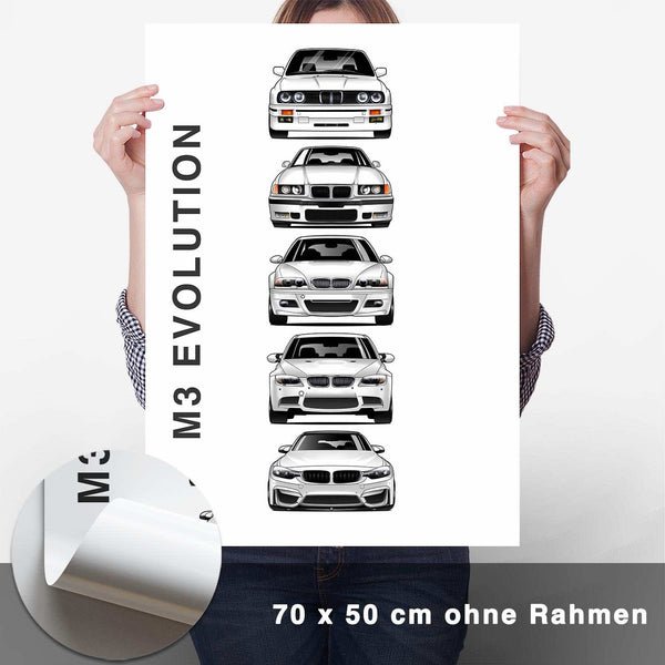Lade das Bild in den Galerie-Viewer, M3 Generationen Poster Front - CARTISTRY
