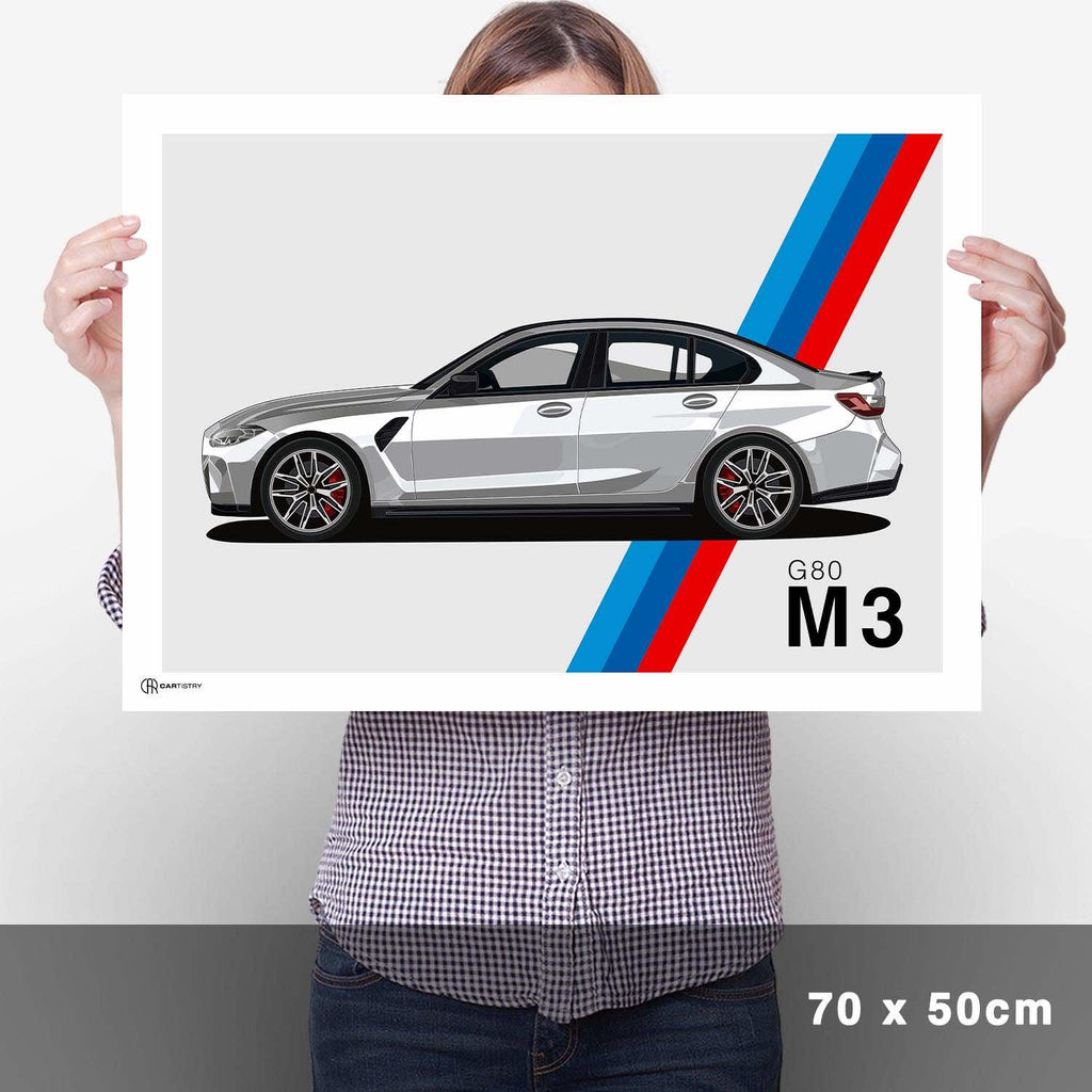 M3 G80 Artwork Poster - Cartistry