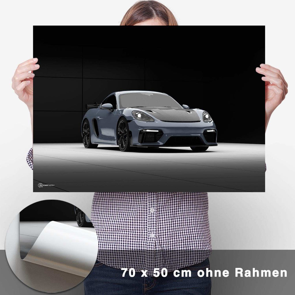 Cayman GT4 RS Poster - CARTISTRY