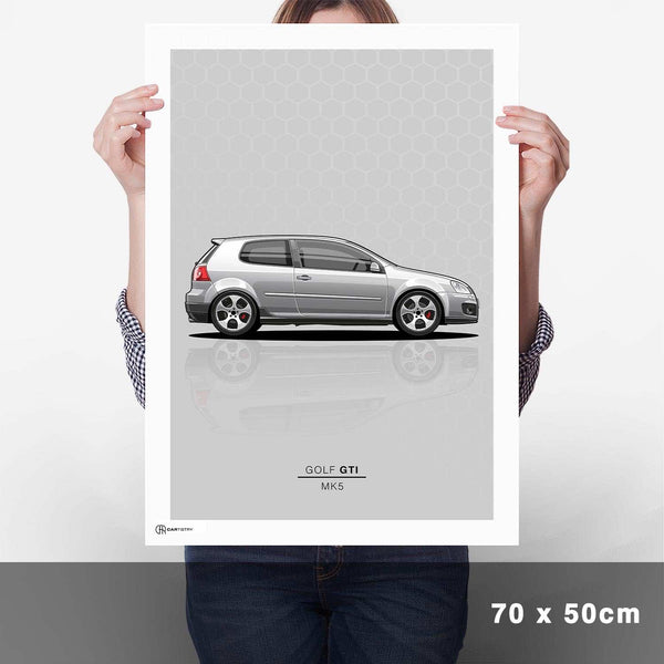 Lade das Bild in den Galerie-Viewer, Golf 5 GTI Poster - Cartistry
