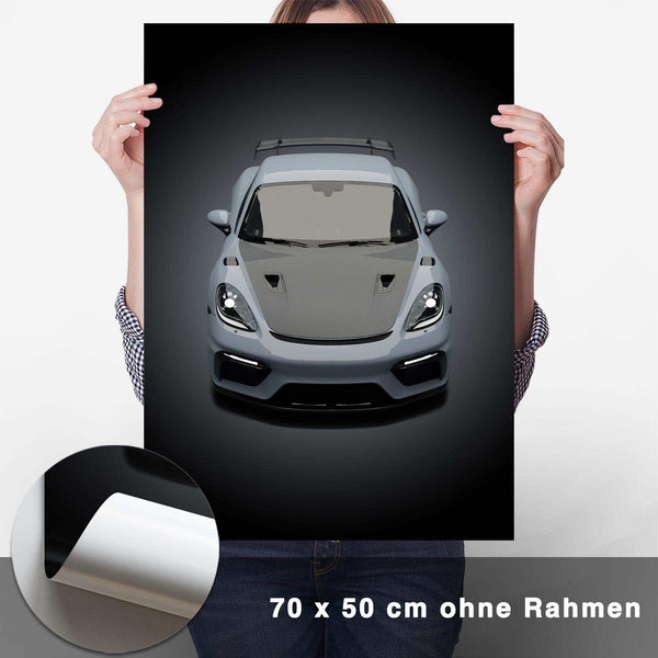 Lade das Bild in den Galerie-Viewer, Cayman GT4 RS Poster Front - CARTISTRY
